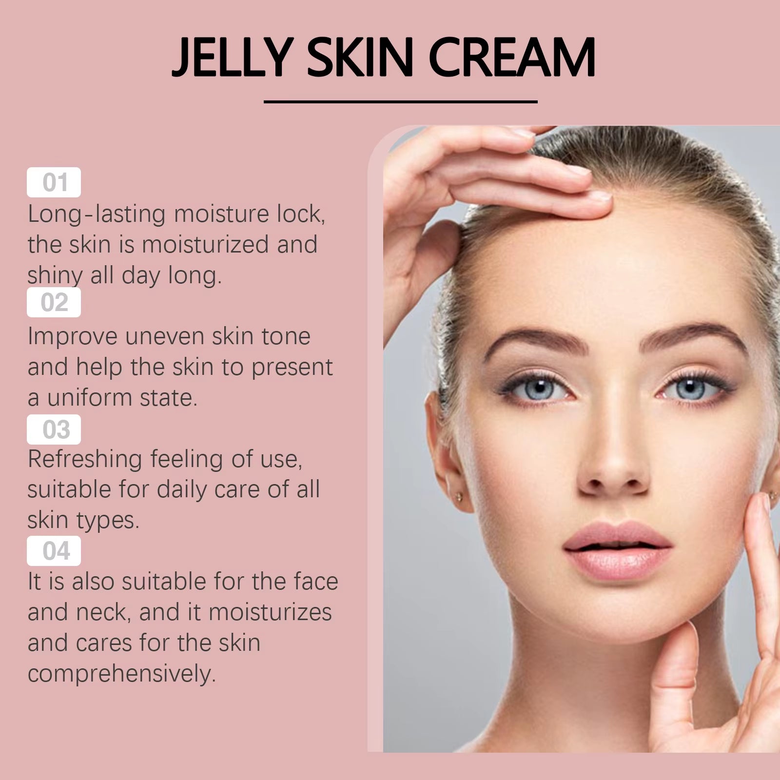 Revitalize Your Skin with Collagen Jelly Cream - Deeply Moisturizing, Firming, and Brightening Facial Gel