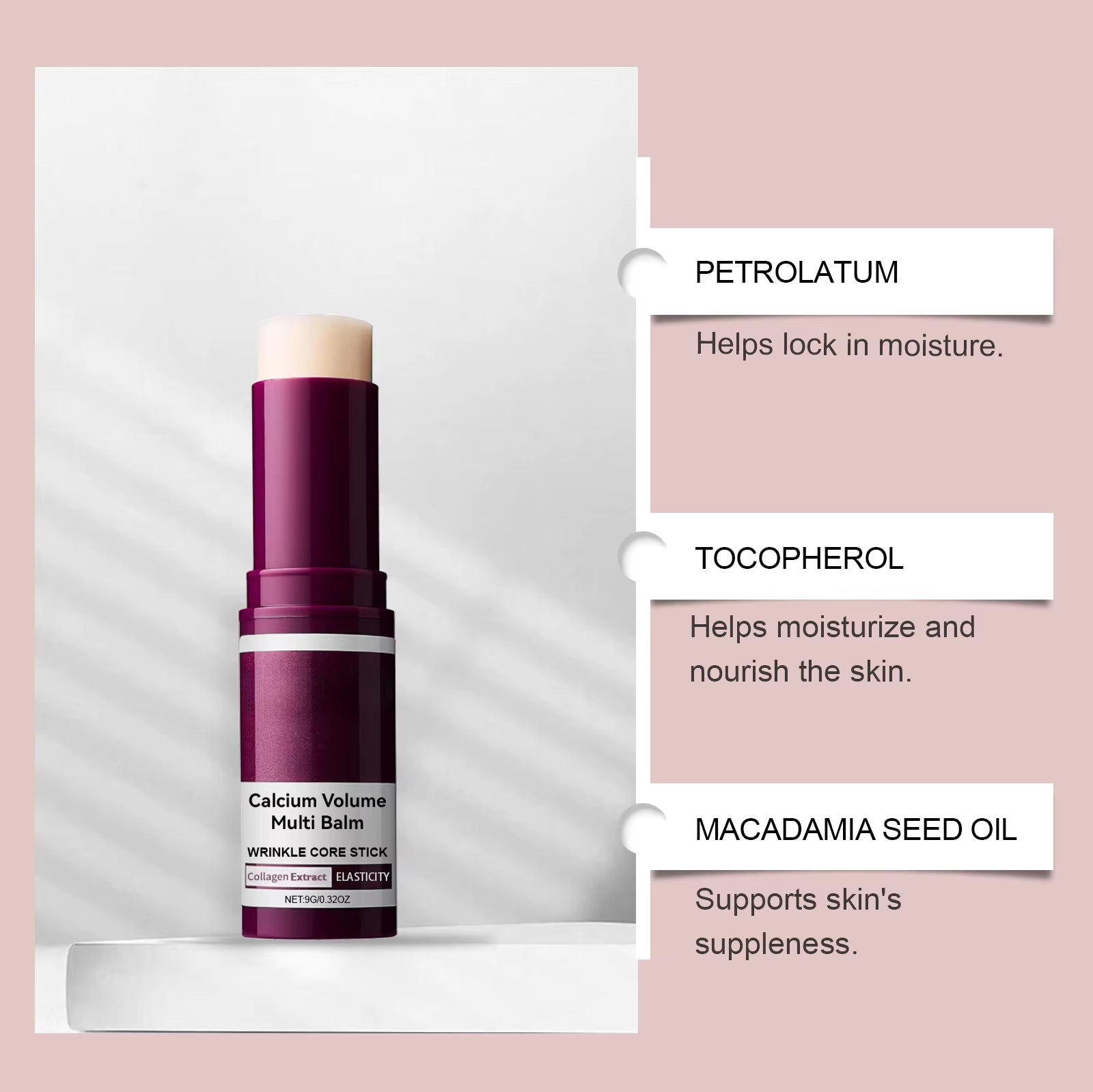 Revitalize Your Skin with the Calcium Skincare Set: Anti-Aging Serum, Eye Patches, and Multi Balm for Youthful Glow and Reduced Dark Circles
