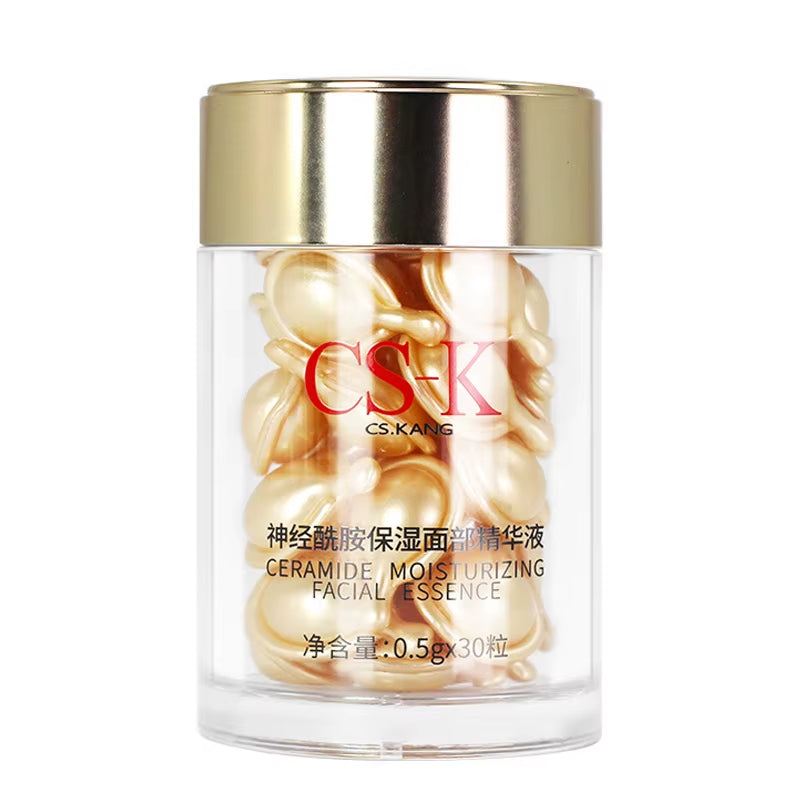 30/90Pcs Highly Concentrated Ceramide Face Capsule Serum Moisturizing, Firming, Anti-Aging, Strengthen Barrier Skin Care Essence