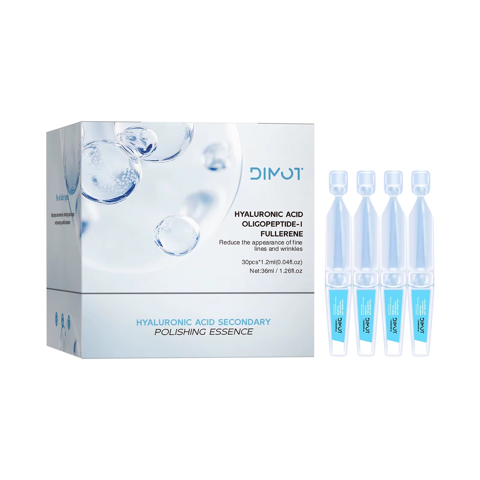 Revitalize Your Skin with 10Pcs PDRN Serum - Moisturizing, Brightening, and Anti-Aging Facial Treatment
