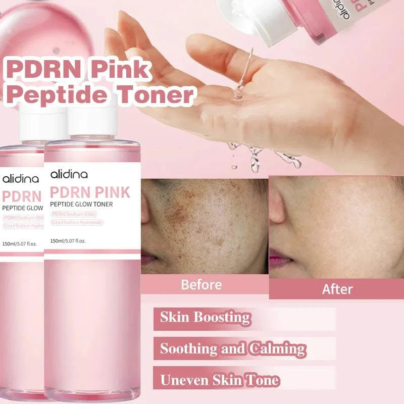 Niacinamide Face Moisturizer skincare cream in pink packaging, shown with brightening and uneven tone care claims
