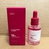 Facial serum, Pink Glow Peptide Serum in a pink glass dropper bottle with matching box and white label