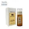 PDRN Peptide Face Serum in an amber glass dropper bottle with a cream and yellow printed carton box