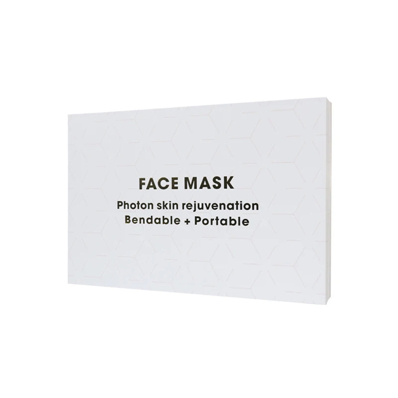 2025 Popular Home Use Therapy Face Device Red Blue Yellow NIR Soft Silicon Red Light Therapy Face Mask