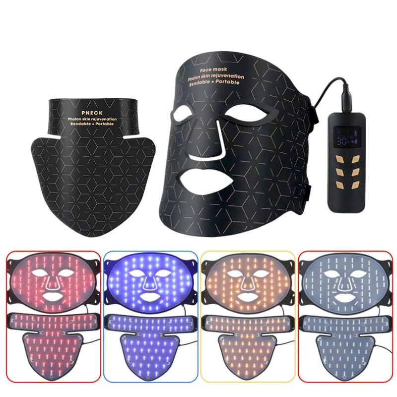 LED Photon Infrared Face Neck Mask