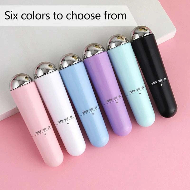Compact ABS eye massage wand for daily skincare