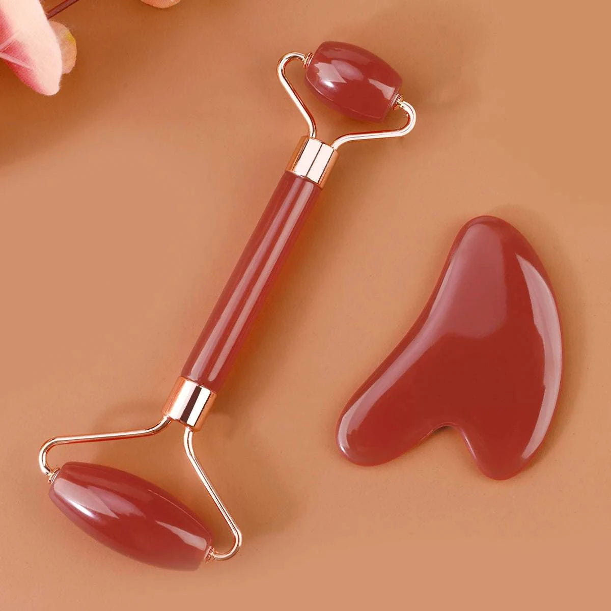 Gua Sha Massage Roller Set