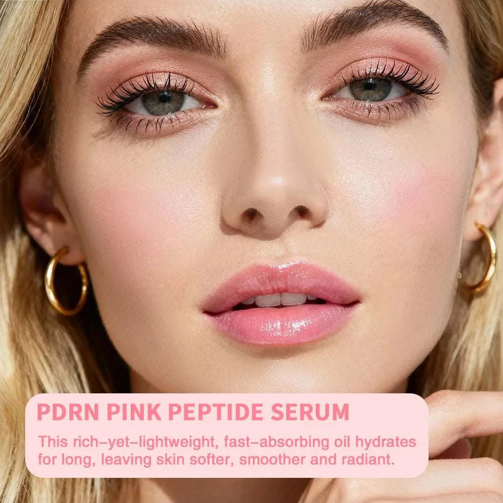 Salmon DNA PDRN Pink Peptide Serum with a lightweight formula for soft, smooth, radiant-looking skin