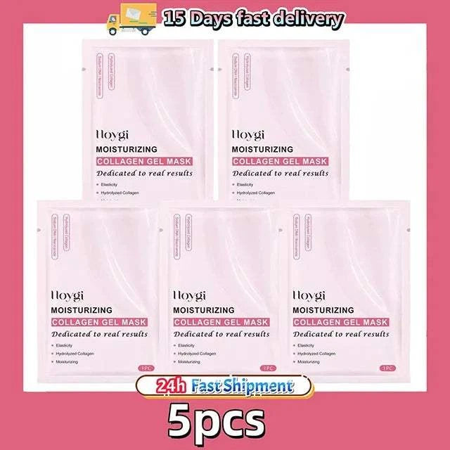 Pink Bio Collagen Hydrogel Face Mask with Salmon PDRN