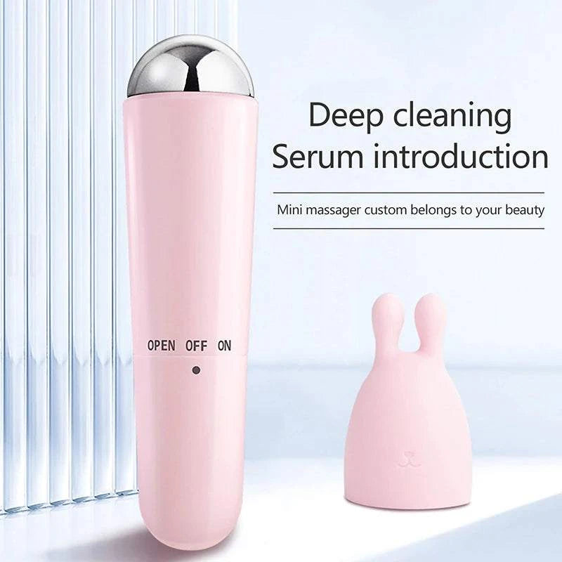 Portable eye massager for puffiness and dark circle care