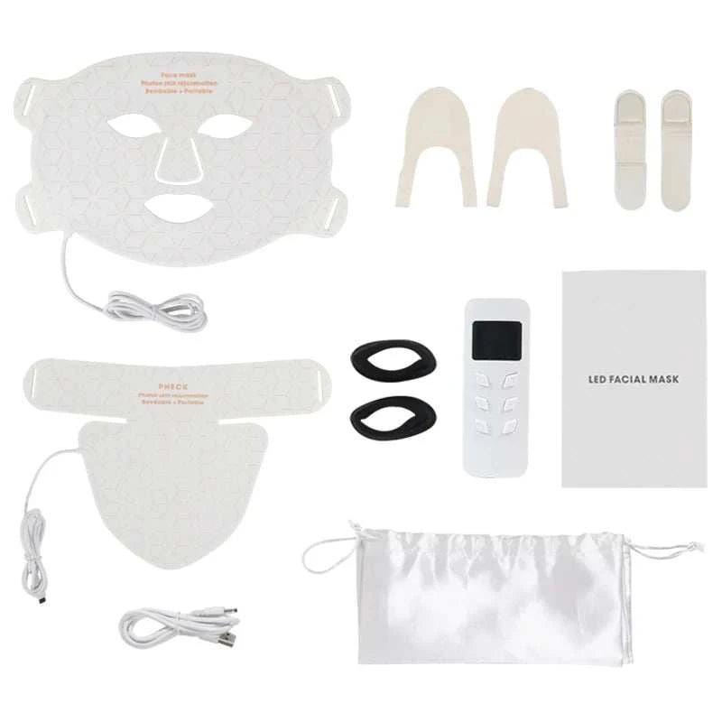 4-Color NIR LED Red Light Therapy Facial Mask