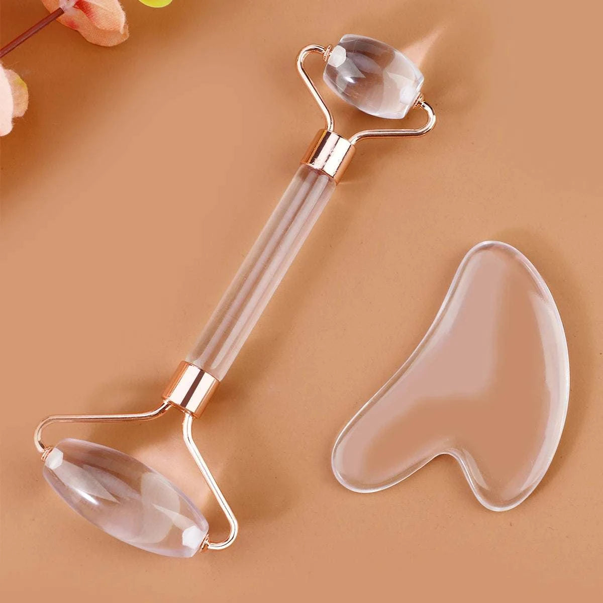 Gua Sha Massage Roller Set