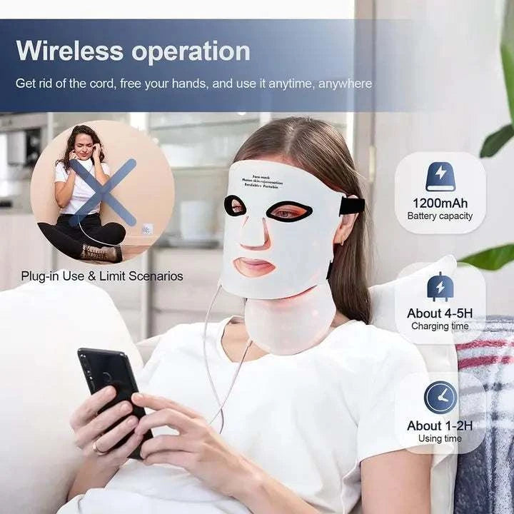 LED Face And Neck Mask