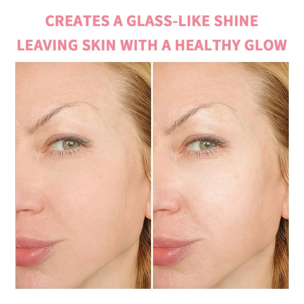 Salmon DNA PDRN Pink Peptide Serum with a hydrating formula for a smooth, glass-like facial glow