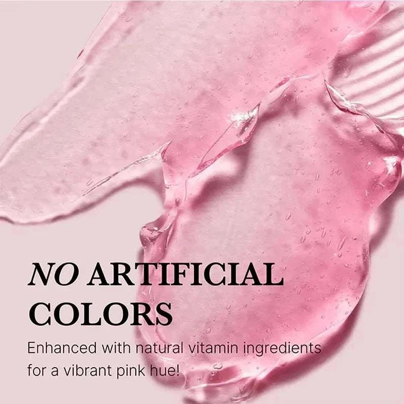 Glow & Lifted Collagen Jelly Cream with a translucent pink jelly texture and glossy finish, enhanced with natural vitamins