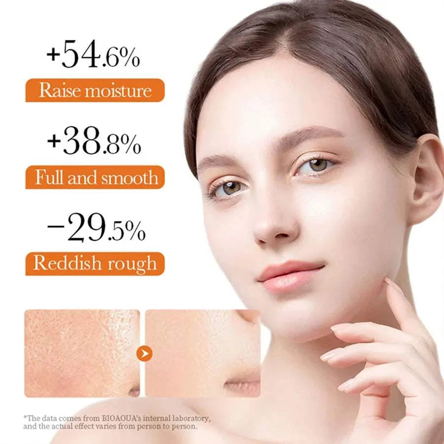 Vitamin C Face Cream with a smooth moisturizing texture, shown supporting brighter, fuller-looking skin and reduced redness.