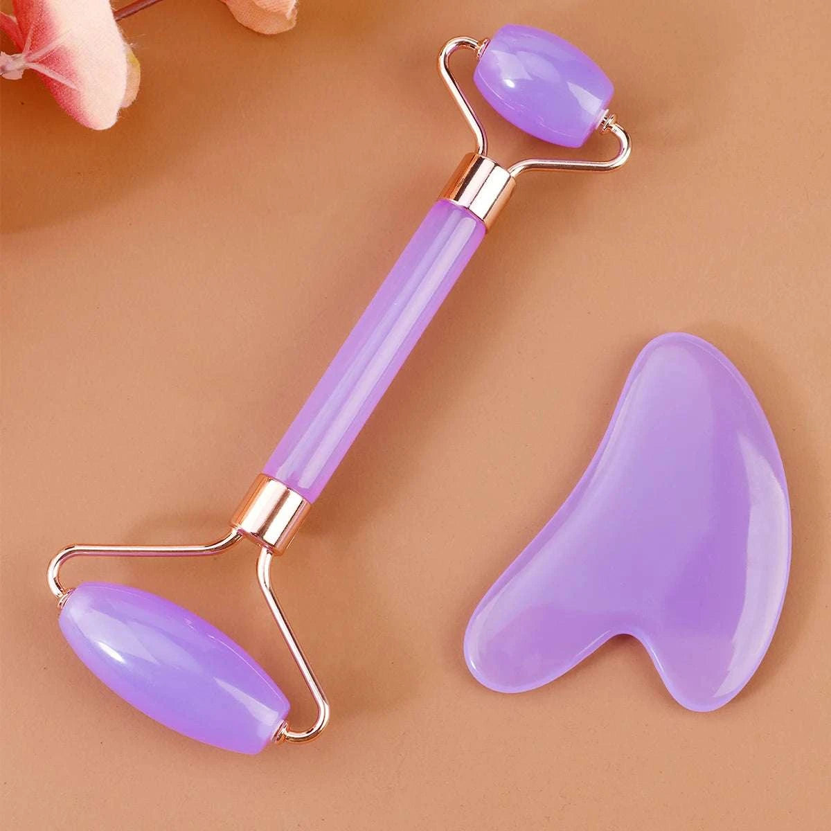 Gua Sha Massage Roller Set