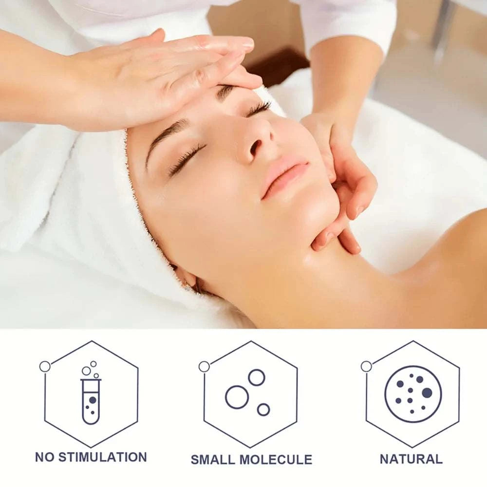Retinol Aging facial serum, shown in a professional skincare treatment with natural, lightweight formula benefits.