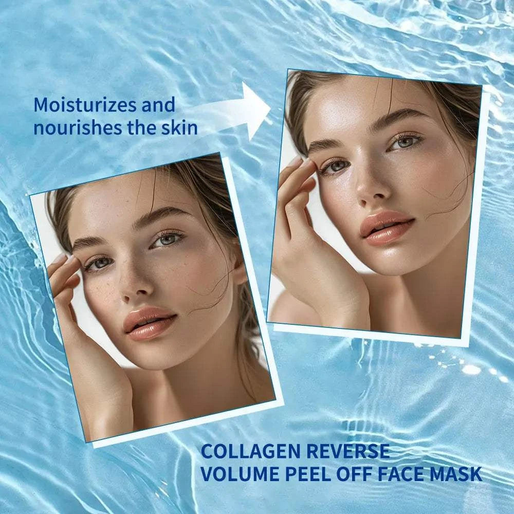Hydrating collagen peel-off mask for dry skin