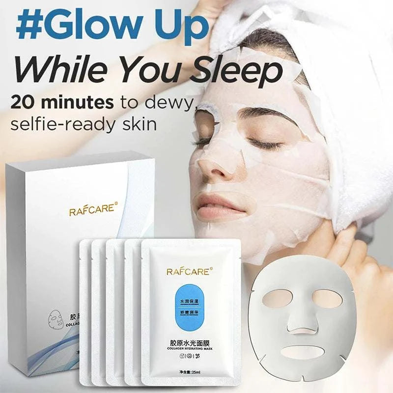 Hydrating collagen overnight face mask for dry skin