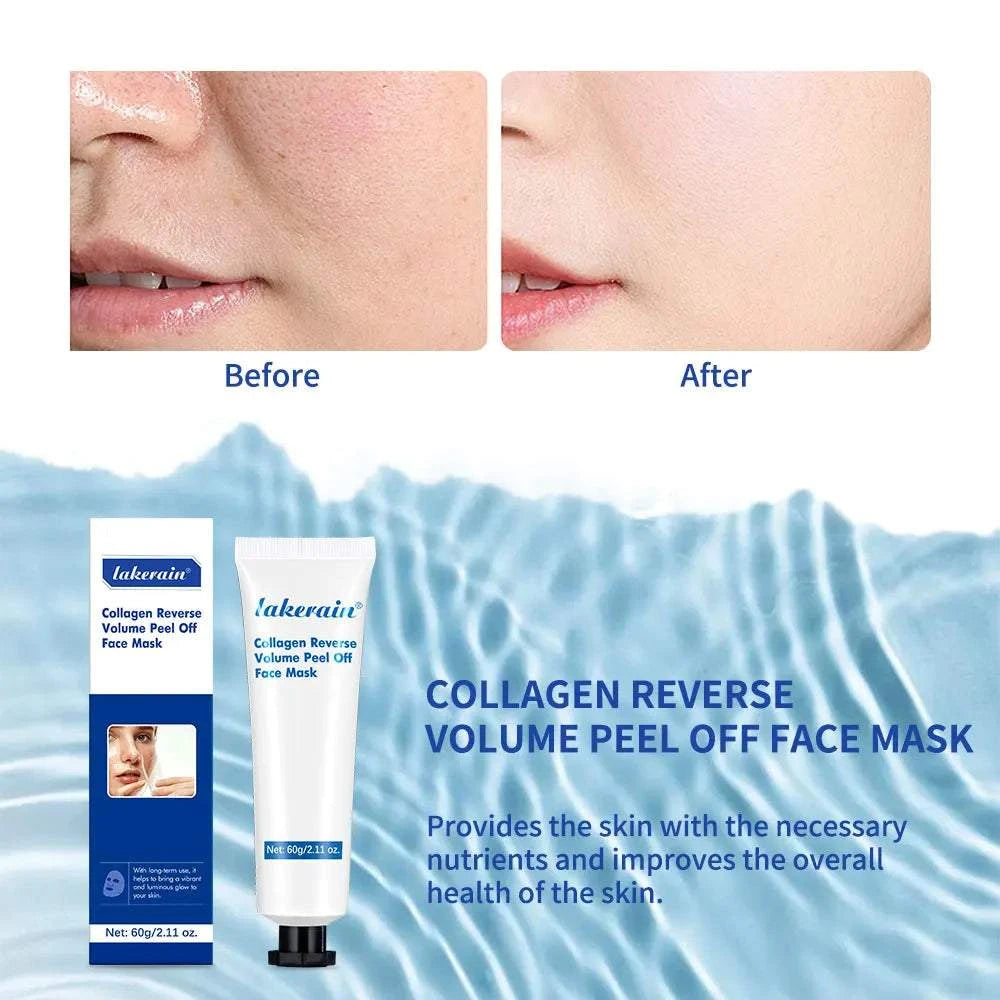 Firming collagen facial mask for smoother-looking skin
