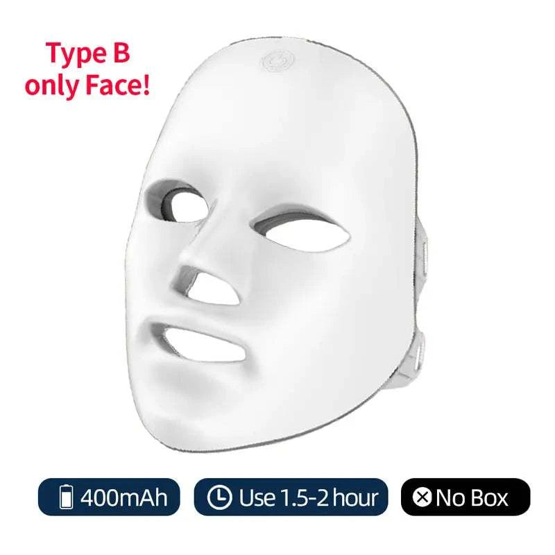 7-color photon LED beauty device for smoother-looking skin