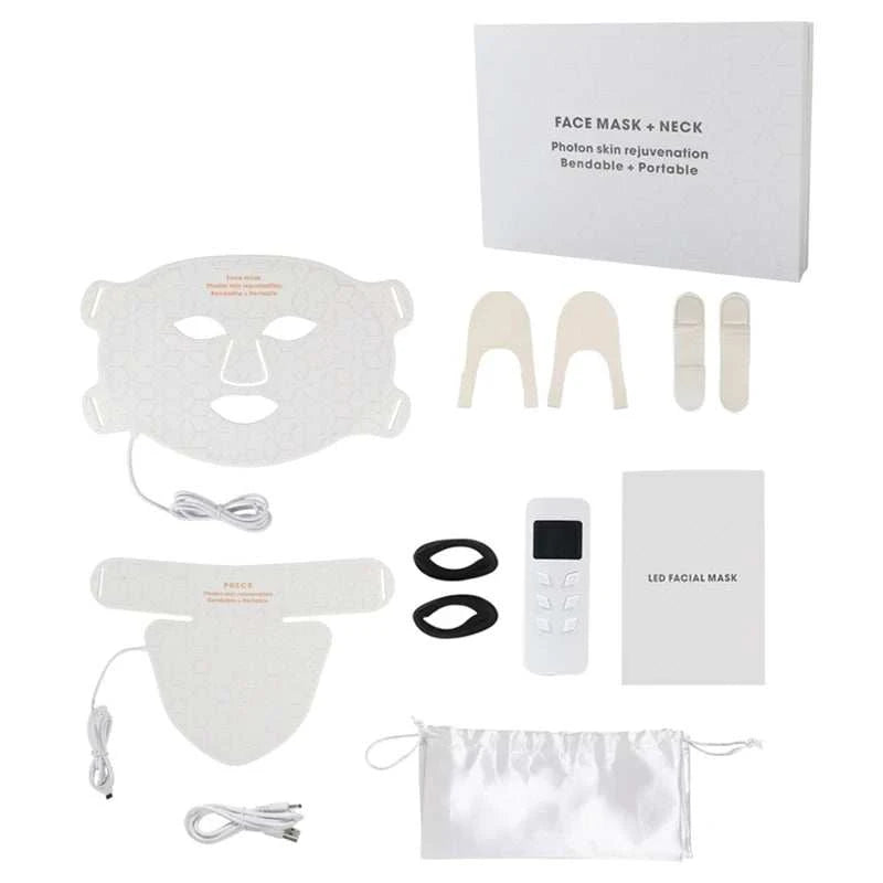 4-Color NIR LED Red Light Therapy Facial Mask