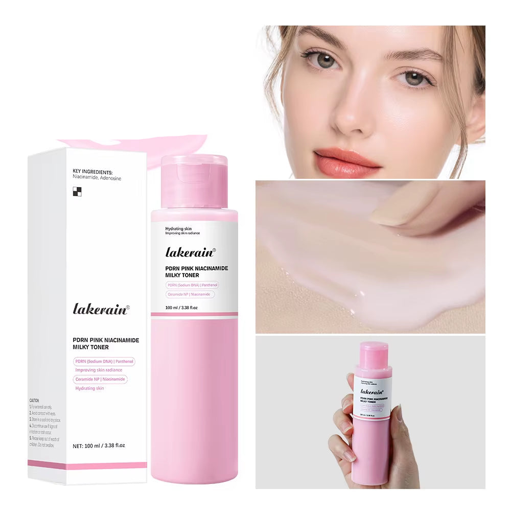 Unlock Radiant Skin with PDRN Pink Niacinamide Milky Toner - Hydrating, Soothing, and Moisturizing for a Glass Glow Finish