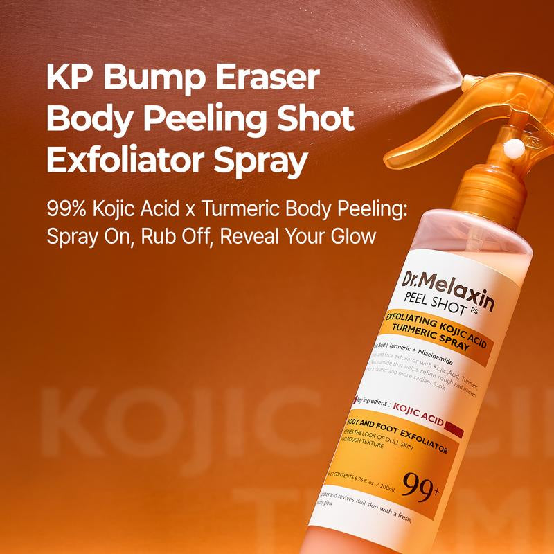 Revitalize Your Skin with Dr.Melaxin Peel Shot: Exfoliating Kojic Acid & Turmeric Spray - 200Ml for Pore Clearing & Repair
