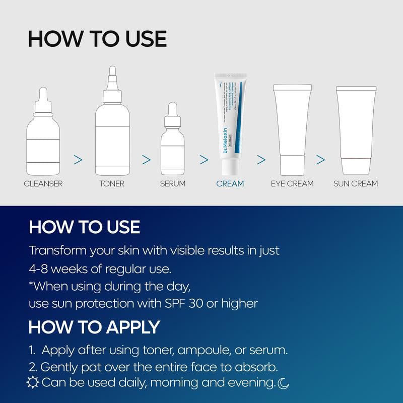 Transform Your Skin with Dr.Melaxin TX Cream - Brightening & Nourishing Formula for Dark Spots & Hyperpigmentation (50ml)