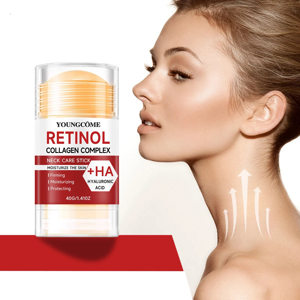 Retinol Face and Neck Treatment Bar with Firming Elasticity Improve Loose Skin Lotion Moisturizes and Brightens Skin Products