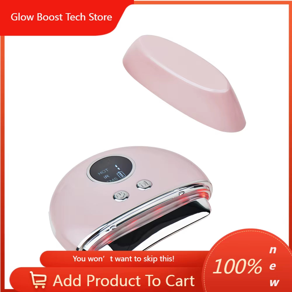 Revitalize Your Skin with the Nysmart Library JMK Smart Electric Gua Sha Facial Tool - Perfect for Neck and Face Lift Massage!