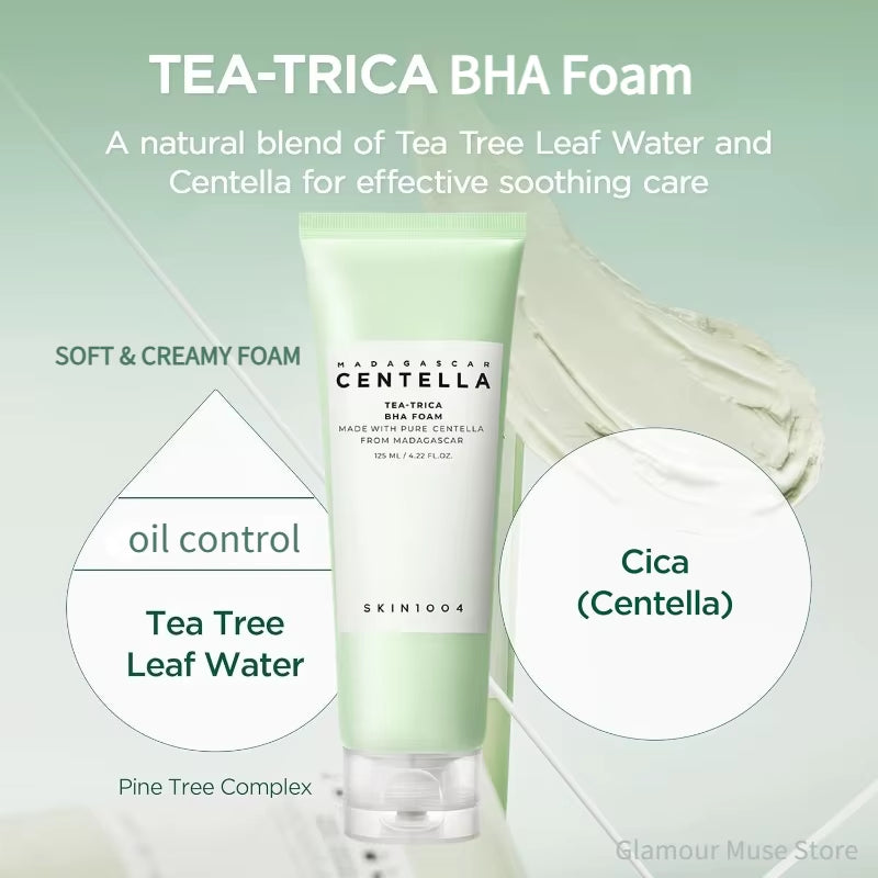 Revitalize Your Skin with Korean Centella Series Brightening Cleanser Gel Foam - Gentle, Deep Cleansing & Moisturizing Formula