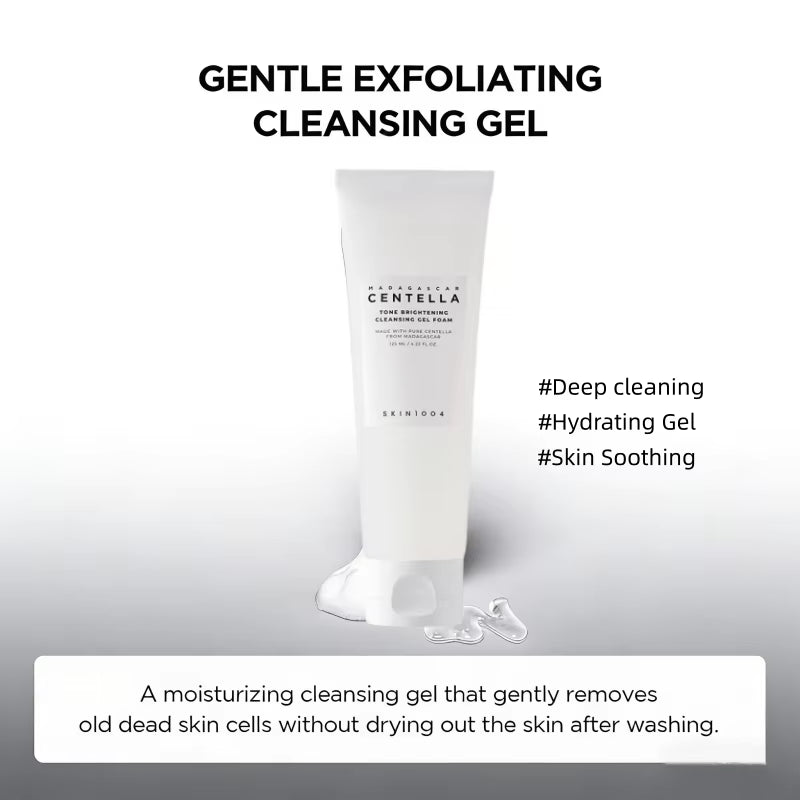 Revitalize Your Skin with Korean Centella Series Brightening Cleanser Gel Foam - Gentle, Deep Cleansing &amp; Moisturizing Formula