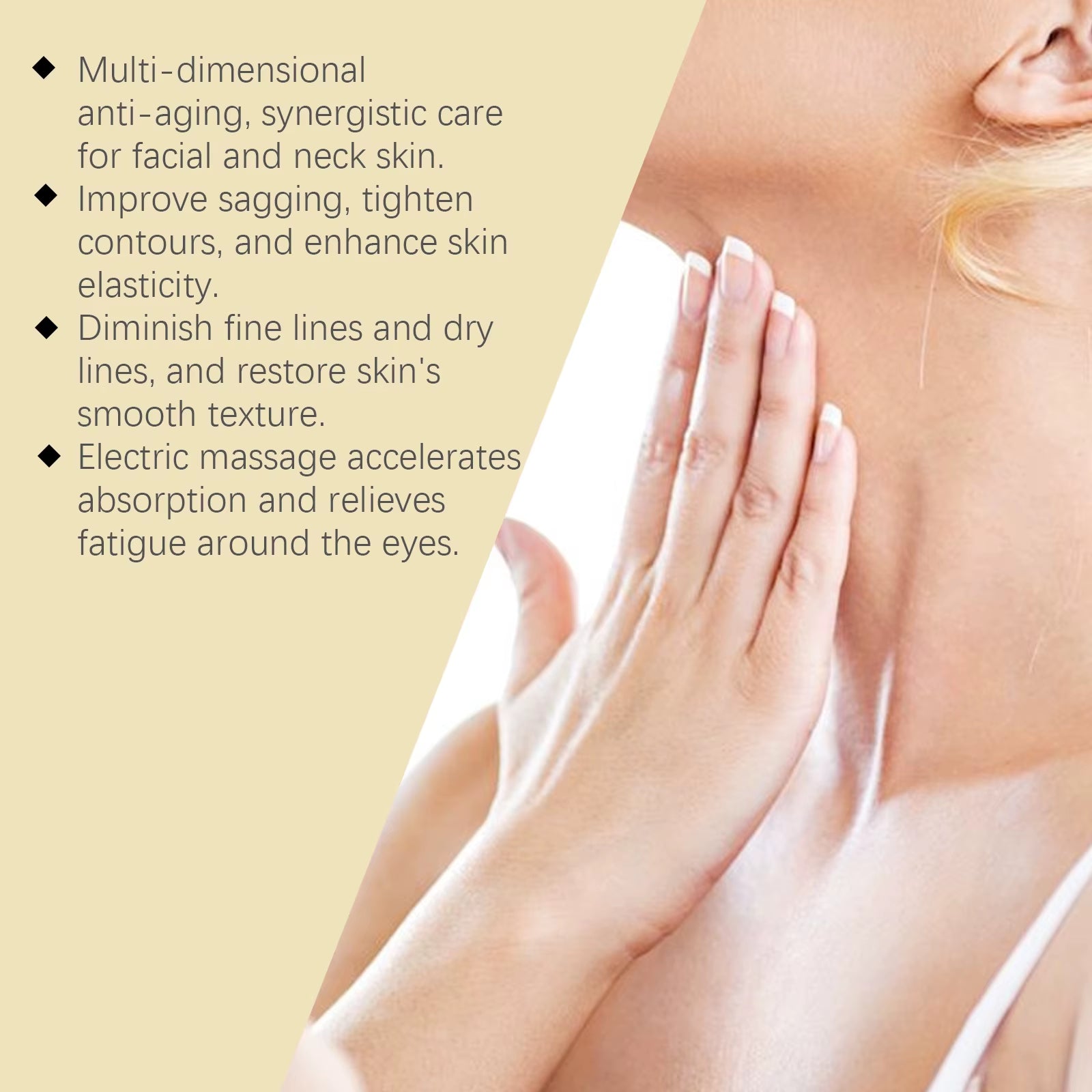 Revitalize Your Skin with AH-8 Firming Neck Cream and Electric Eye Moisturizer - Anti-Aging, Wrinkle Reduction, and Enhanced Elasticity!