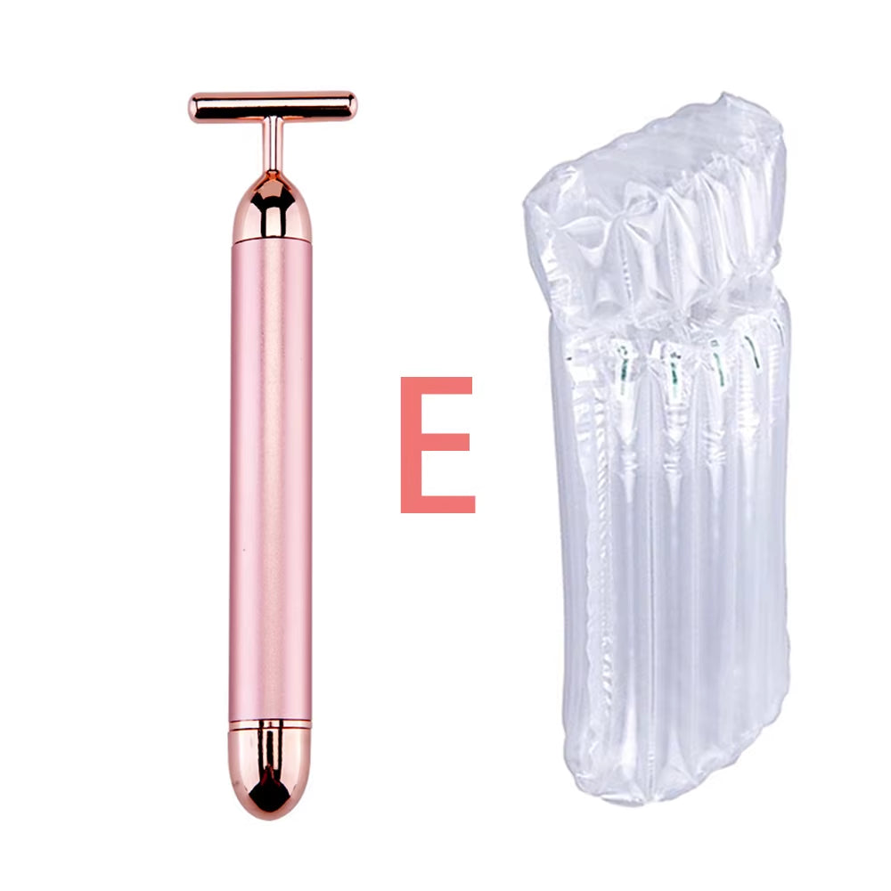 Revitalize Your Skin with the New Electric Vibrating Jade Roller Massager - Slimming Face Lifting Rose Quartz 3D Facial Tool