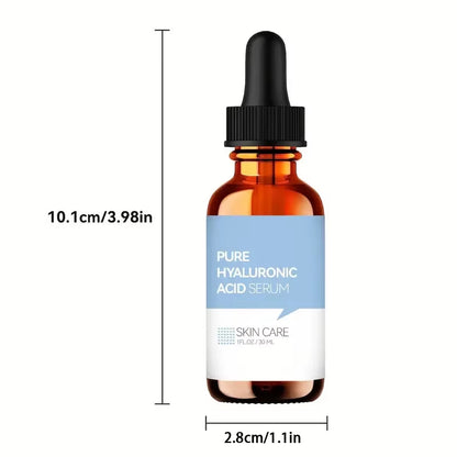 Revitalize Your Skin with 2 PCS Pure Hyaluronic Acid Essence Liquid - Intense Moisturizing Power for Enhanced Elasticity - 1 Ounce