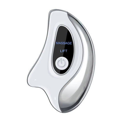 Electric Gua Sha Facial Scraper Board Microcurrent Neck Massager Face Lift Plate Vibration Facial Lifting Firming Skin Care Tool
