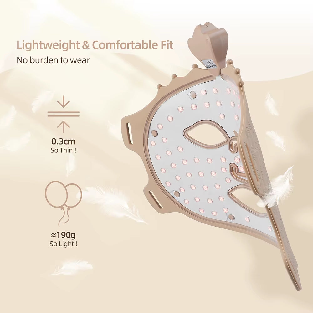 7 Colors Silicone LED Mask Face Photon Skin Rejuvenation Flexible Soft Facial Beauty Mask Skin Care Repair Skin Brightening