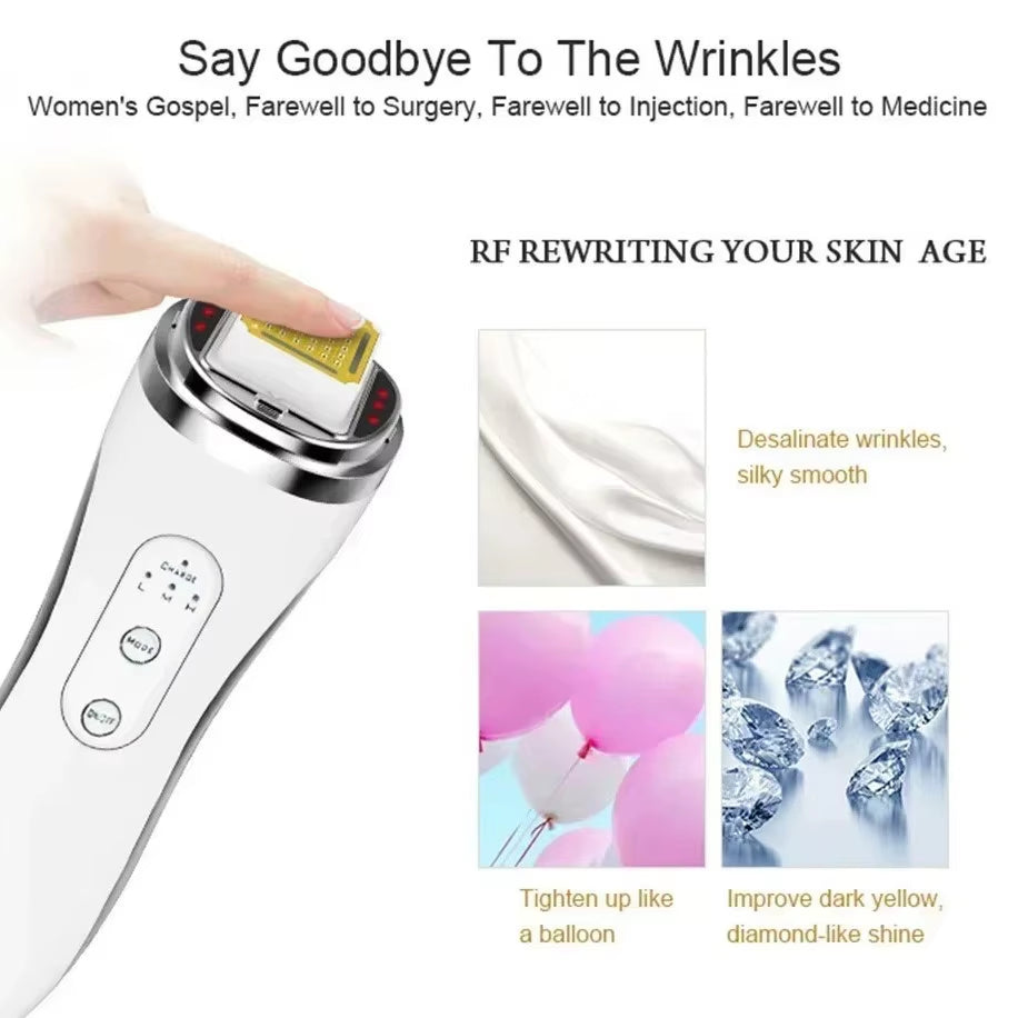 RF High Frequency Facial Care Radio Frequency Facial Beauty Lifting Machine Device Dot Matrix Wrinkle Removal Skin Tightening