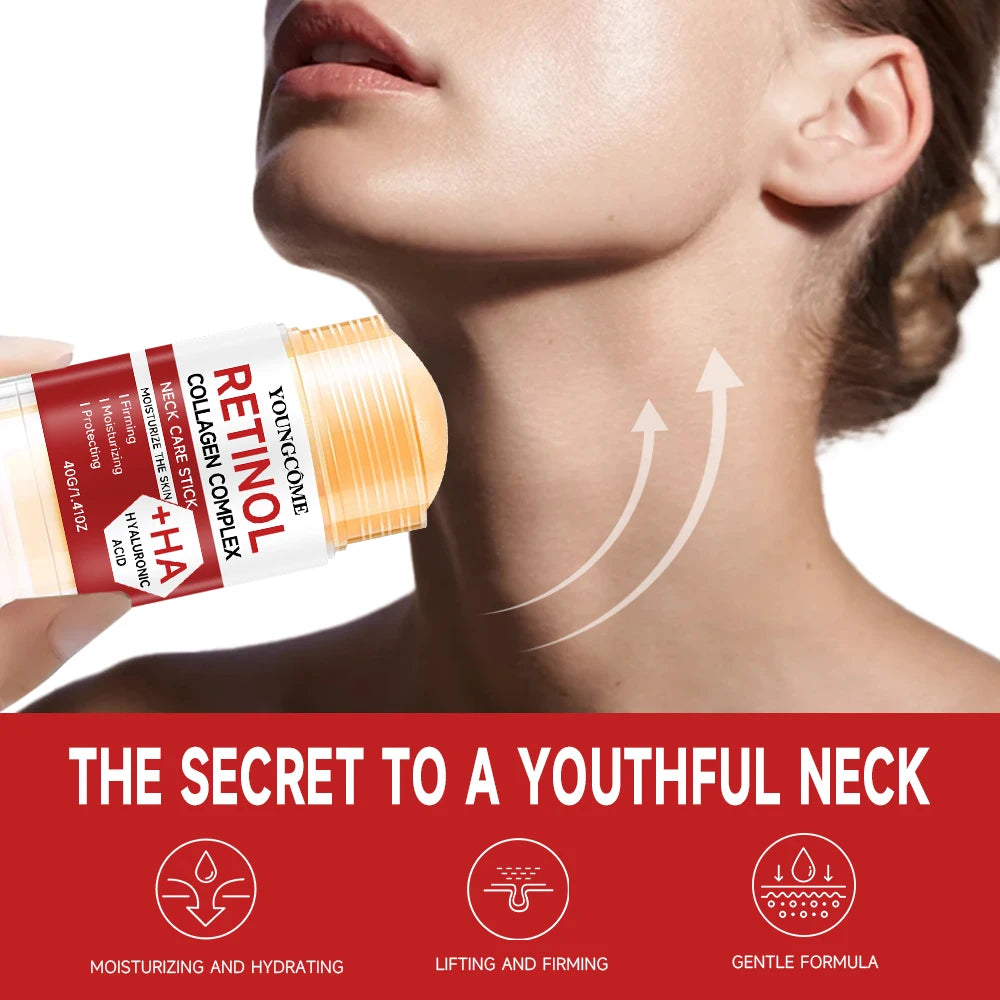 Retinol Face and Neck Treatment Bar with Firming Elasticity Improve Loose Skin Lotion Moisturizes and Brightens Skin Products