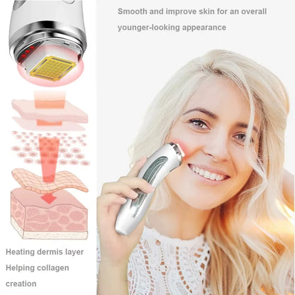 RF High Frequency Facial Care Radio Frequency Facial Beauty Lifting Machine Device Dot Matrix Wrinkle Removal Skin Tightening