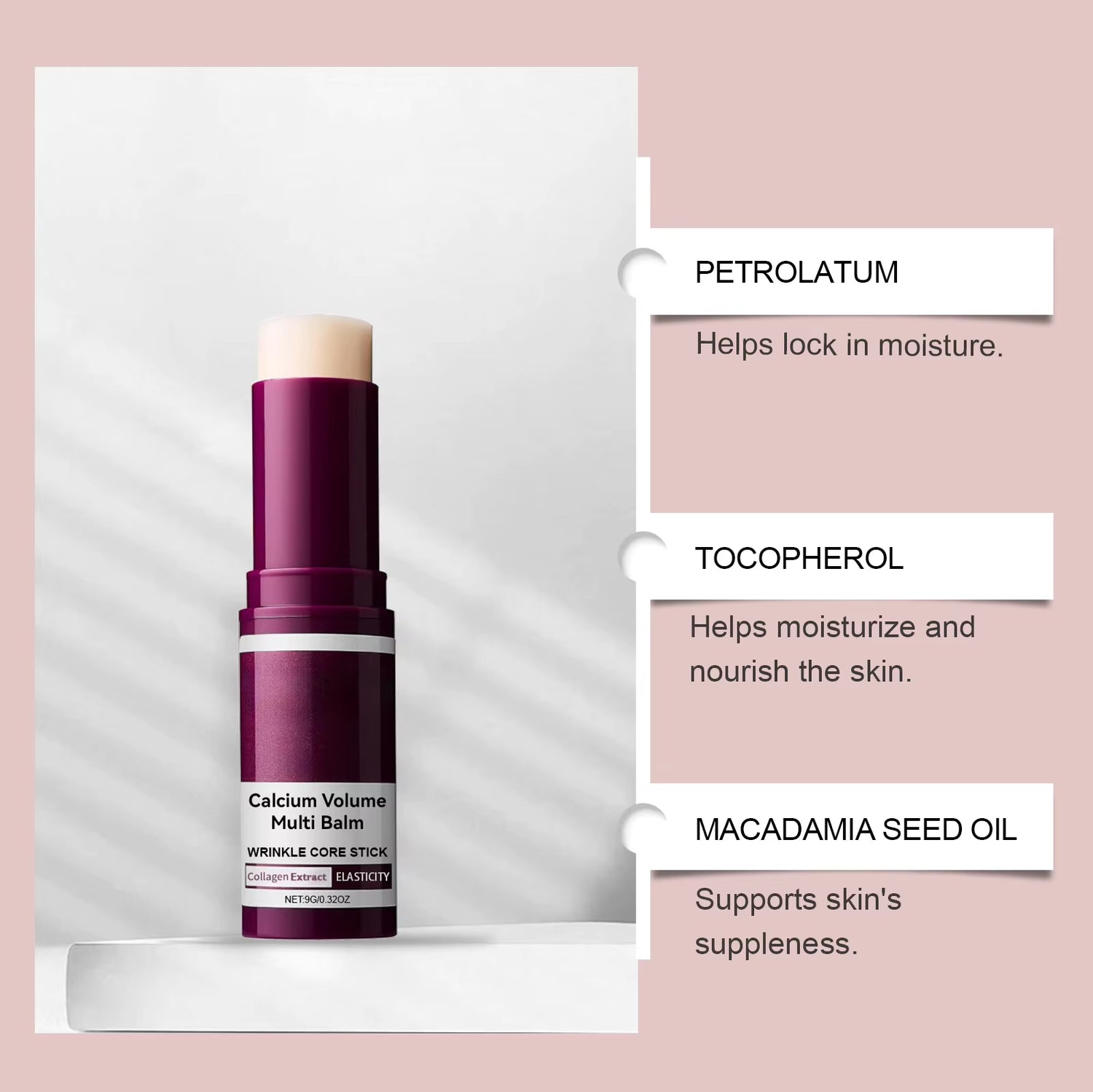 Revitalize Your Skin with the Calcium Skincare Set: Anti-Aging Serum, Eye Patches, and Multi Balm for Youthful Glow and Reduced Dark Circles