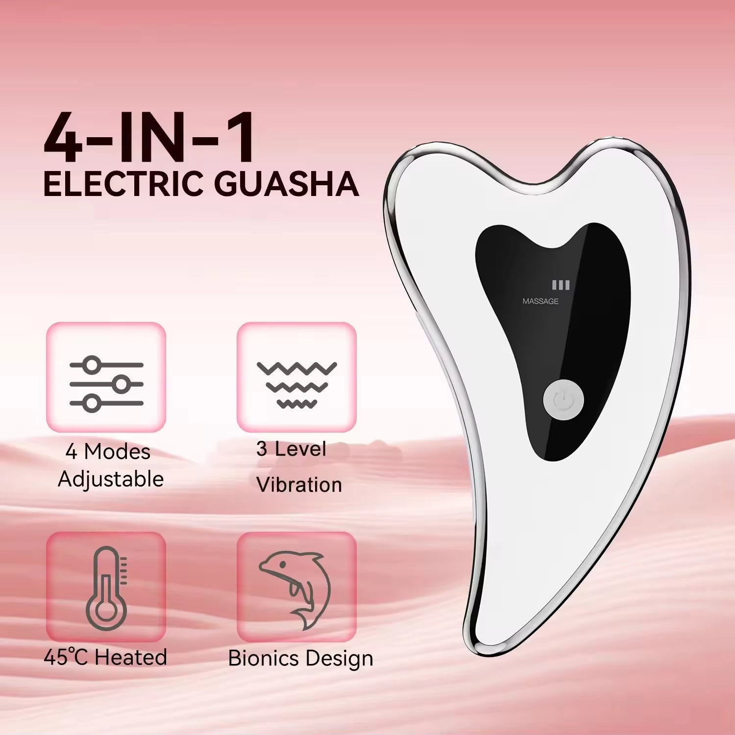 Revitalize Your Skin with Our Electric Gua Sha Tools - Double Chin Remover &amp; Facial Lifting Massage Device