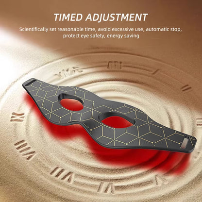 Revitalize Your Eyes with the Red Light Silicone Eye Mask - 7 Color LED Photon Therapy for Eye Fatigue, Wrinkles, and Dark Circles - Wireless Convenience!