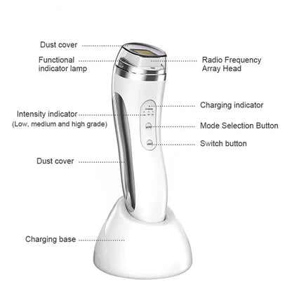 RF High Frequency Facial Care Radio Frequency Facial Beauty Lifting Machine Device Dot Matrix Wrinkle Removal Skin Tightening