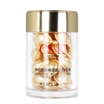 30/90Pcs Highly Concentrated Ceramide Face Capsule Serum Moisturizing, Firming, Anti-Aging, Strengthen Barrier Skin Care Essence