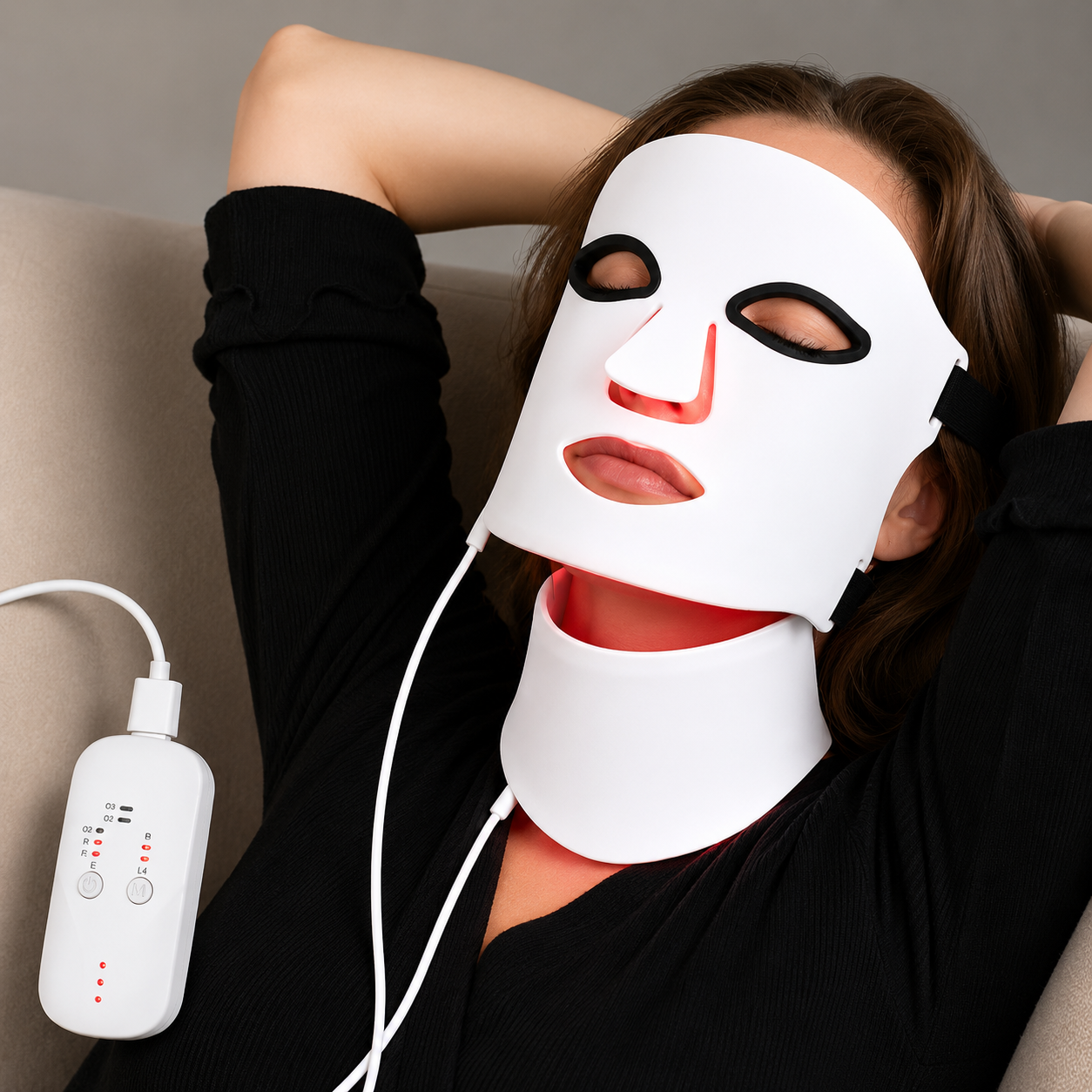 LED Face And Neck Mask