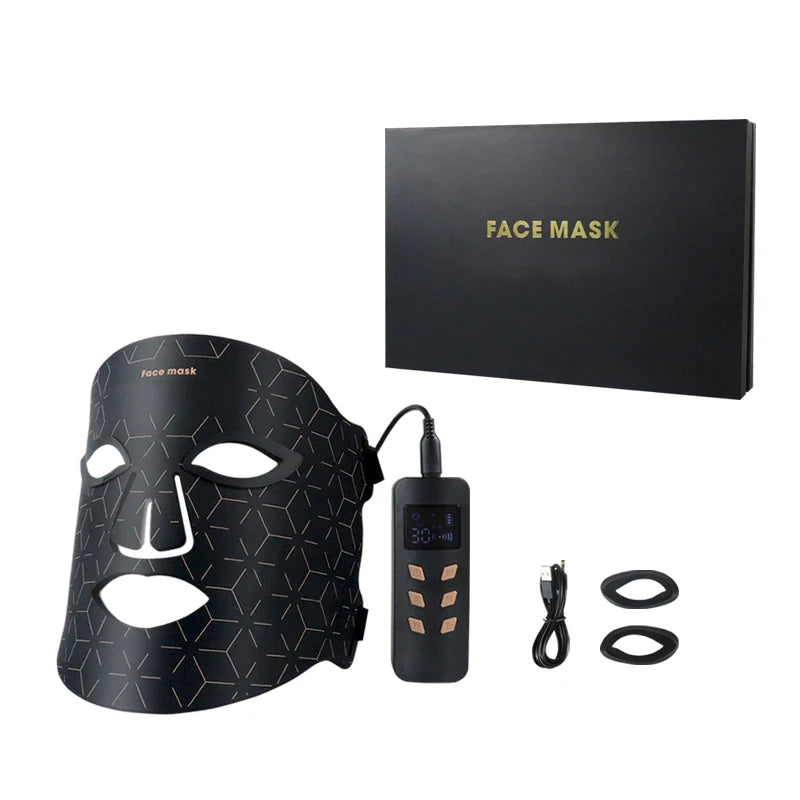 2026 Newest LED Face Mask Quality Certifications  Led Face Mask Silicone Daily Skincare Routine Post-Workout