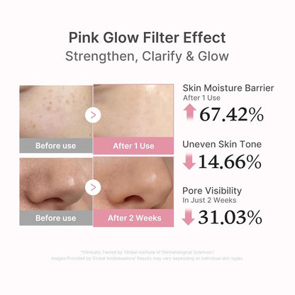 medicube Salmon DNAPink Peptide Serum, Pink Glow Serum, Peptide, Niacinamide, Hydrating Moisturizing &amp; Firming Uneven Skin Serum